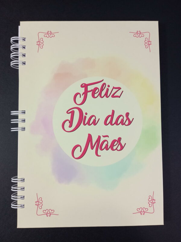 Caderno 14x20cm - Feliz Dia das Mães 2 - capa